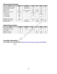 NHD-320240WG-COTFH-VZ# Datasheet Page 5