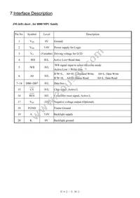 NHD-320240WG-COTFH-VZ#-010-80 Datasheet Page 8