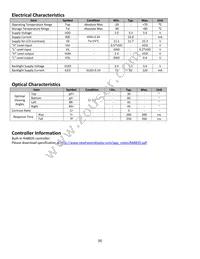 NHD-320240WX-COTFH-V#I040 Datasheet Page 6