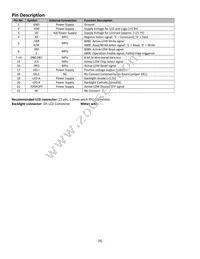 NHD-320240WX-COTFH-V#I041 Datasheet Page 4