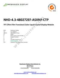 NHD-4.3-480272EF-ASXN#-CTP Datasheet Cover