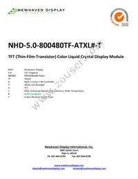 NHD-5.0-800480TF-ATXL#-T Datasheet Cover