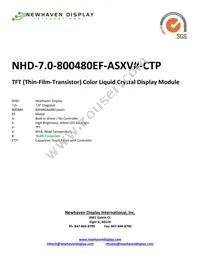 NHD-7.0-800480EF-ASXV#-CTP Datasheet Cover