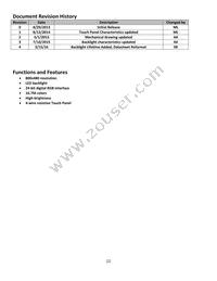 NHD-7.0-800480EF-ATXV#-T Datasheet Page 2