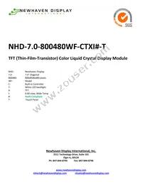 NHD-7.0-800480WF-CTXI#-T Cover