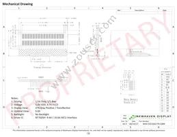 NHD-C0216AZ-FN-GBW Datasheet Page 3
