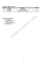 NHD-C128128CZ-FN-GBW Datasheet Page 2