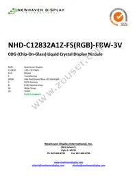 NHD-C12832A1Z-FS(RGB)-FBW-3V Cover