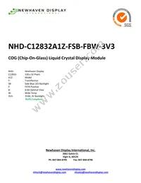NHD-C12832A1Z-FSB-FBW-3V3 Cover