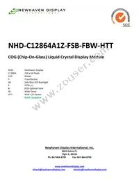NHD-C12864A1Z-FSB-FBW-HTT Cover