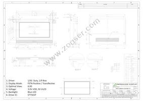 NHD-C12864A1Z-FSB-FBW-HTT Datasheet Page 3