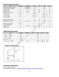 NHD-C12864A1Z-FSB-FBW-HTT Datasheet Page 5