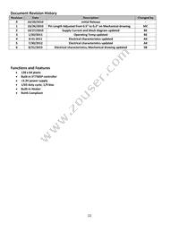 NHD-C12864A1Z-FSR-FBW-HTT Datasheet Page 2