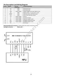 NHD-C12864A1Z-FSR-FBW-HTT Datasheet Page 4