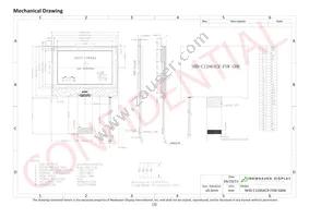 NHD-C12864CR-FSW-GBW Datasheet Page 3