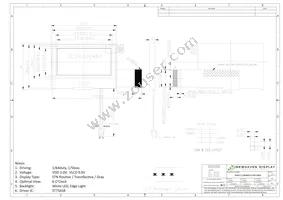 NHD-C12864KGZ-FSW-GBW Datasheet Page 3