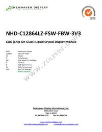 NHD-C12864LZ-FSW-FBW-3V3 Datasheet Cover