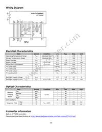 NHD-C12864WC-FSW-FBW-3V3 Datasheet Page 5