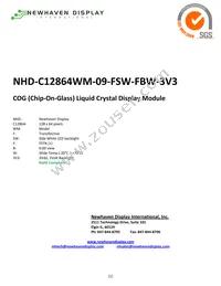 NHD-C12864WM-09-FSW-FBW-3V3 Datasheet Cover