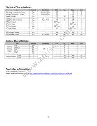 NHD-C12864WO-B1TFH#-M Datasheet Page 5