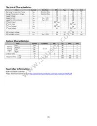 NHD-C12864WO-B1TGH#-M Datasheet Page 5
