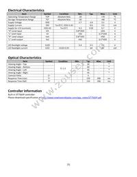 NHD-C12864WO-B1TTI#-M Datasheet Page 5