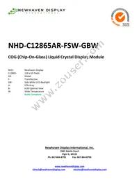 NHD-C12865AR-FSW-GBW Datasheet Cover