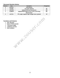 NHD-C160100AZ-RN-GBW Datasheet Page 2