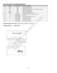 NHD-C160100AZ-RN-GBW Datasheet Page 4