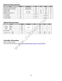 NHD-C160100AZ-RN-GBW Datasheet Page 5