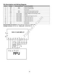 NHD-C160100DIZ-FSW-FBW Datasheet Page 4
