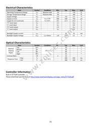 NHD-C160100DIZ-FSW-FBW Datasheet Page 5