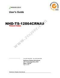 NHD-TS-12864CRNA# Datasheet Cover