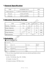 NHD-TS-12864CRNA# Datasheet Page 3