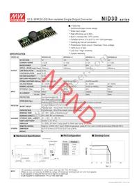 NID30S48-24 Datasheet Cover