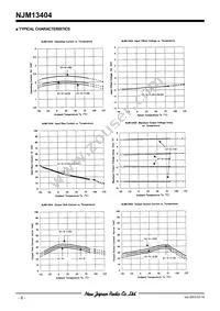 NJM13404M Datasheet Page 6