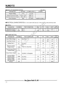 NJM2172V-TE1 Datasheet Page 2