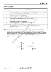 NJM2230M-TE2 Datasheet Page 5