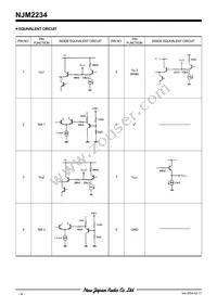 NJM2234D Datasheet Page 4