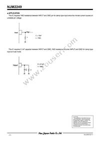 NJM2249M Datasheet Page 4