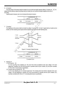 NJM2256M Datasheet Page 11