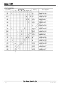 NJM2258L Datasheet Page 4