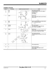 NJM2279D Datasheet Page 3