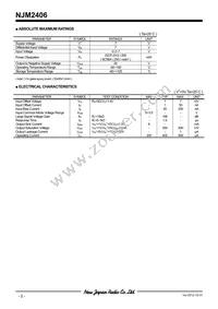 NJM2406F-TE1 Datasheet Page 2