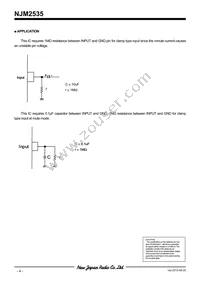 NJM2535M Datasheet Page 4