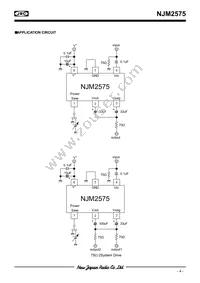 NJM2575F1-TE1 Datasheet Page 4