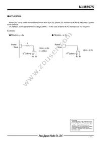 NJM2575F1-TE1 Datasheet Page 11