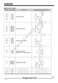 NJM2596M# Datasheet Page 6