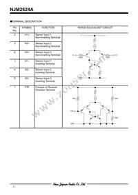 NJM2624AM Datasheet Page 4