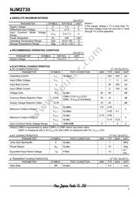 NJM2730F-TE1 Datasheet Page 2